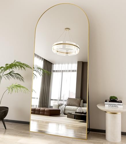 Koonmi 80x36 Arched Full Length Mirror, Floor Mirror with Stand by KOONMI