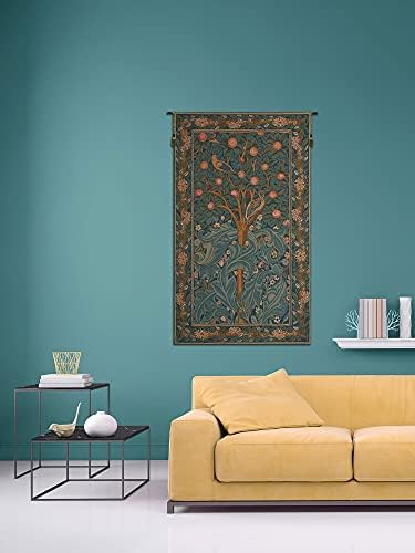 William Morris Woodpecker without Verse Tapestry Wall Hanging 45 x 28 in - Image 5