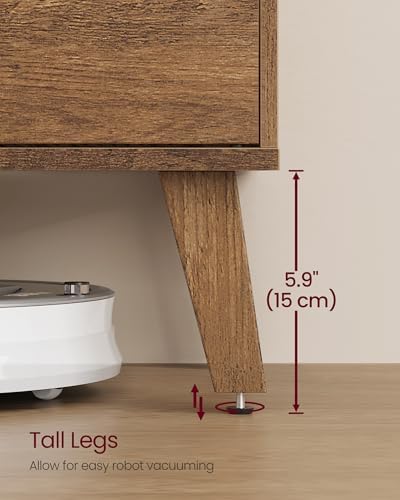 VASAGLE TV Stand for 65'' TV, Entertainment Center with Adjustable Shelf - Image 6