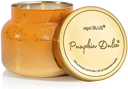 Capri Blue Glimmer Jar Candles - Luxury Holiday Scented Candles for Home - Long Lasting Soy Wax Blend - Scented Holiday & Home Decor - Pumpkin Dulce Oversized Signature Jar (28 oz) - Image 2