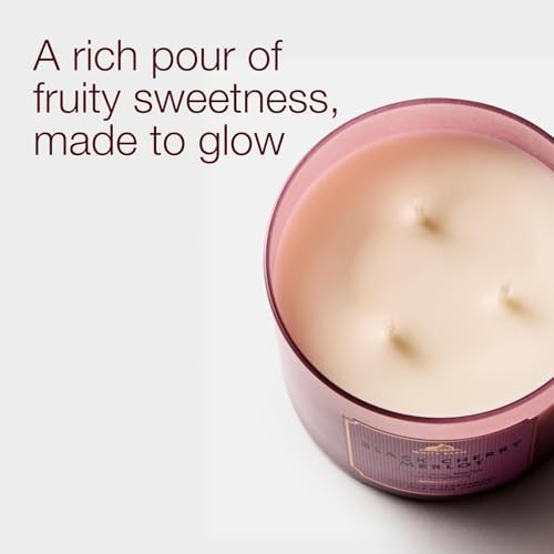 Bath & Body Works 3-Wick Candle, Black Cherry Merlot, Soy Wax Blend, 2 Pack - Image 2