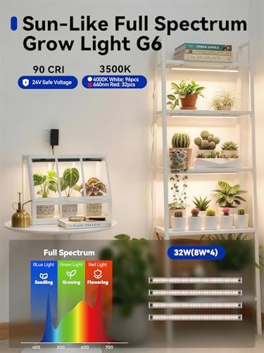 GLOWRIUM Grow Lights for Indoor Plants, LED Grow Light Bar Full Spectrum - Image 4