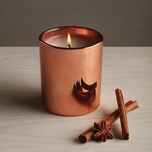 Thymes Scented Candles for Home Decor - Luxury Home Fragrance Gifts for Women & Men - Fall Candles with Warm Notes of Apple, Clove, & Cardamom - Rose Gold Votive (Simmered Cider, 6.5 oz) - Image 2