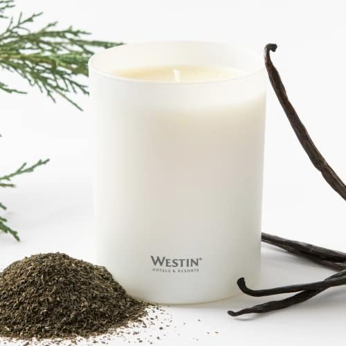 Westin White Tea Candle - Hand-Poured, Soy Candle with Signature White Tea Scent - 12.5 oz. - Set of 3 by WestinHotelsResorts