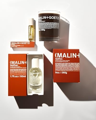 MALIN+GOETZ 9oz Scented Candle | Hand-Poured Soy Wax with Unique Fragrance Blends | Clean-Burning, Vegan & Cruelty-Free | Bergamot, Sage, Otto, Tomato, Strawberry, Cannabis, Dark Rum & Leather - Image 6