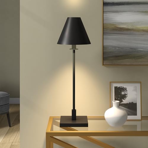 Henn&Hart 28" Modern 1-Light Table Lamp, Black - Image 3