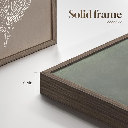Framed Vintage Neutral Boho Botanical Wall Art for Bedroom, 11x14 In - Image 6