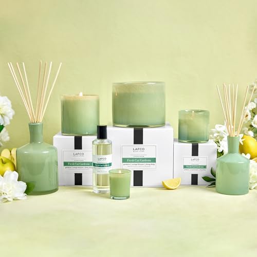 LAFCO New York Reed Diffuser Refill, Fresh Cut Gardenia - 8.4 oz - Up to 4-Month Fragrance Life - Includes Natural Wood Reeds - Free of Dyes & Propellants - Made in The USA - Image 6