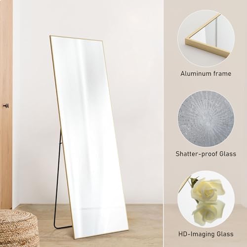 OLIXIS Full Length Mirror, 56"x21" Full Body Mirror - Image 2