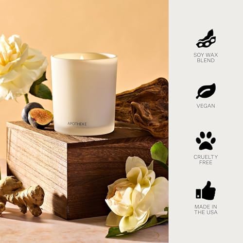 Apotheke Signature Scented Candles for Home, Cedarwood Ginger - 10.5 Oz - Image 7
