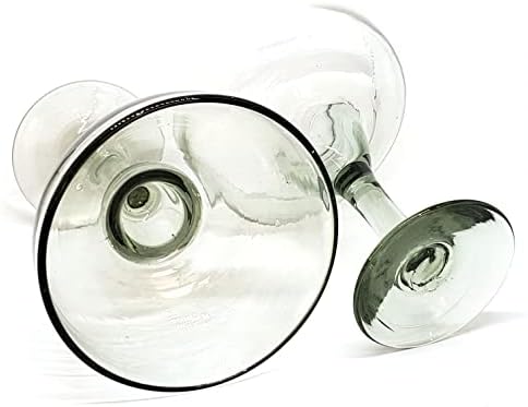 Clear Large 14 oz Margarita Glasses (set of 4), Recycled Glass, Lead-free, Toxin-Free - Image 5