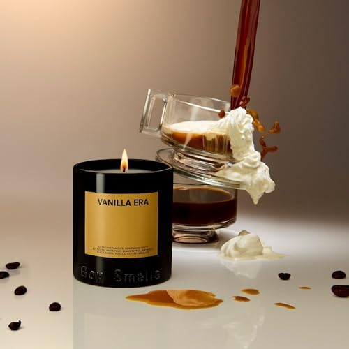 Boy Smells Vanilla Era Candle – White Tulip, Vanilla, and Espresso – Gourmand and Spicy Scented Candle - Image 6