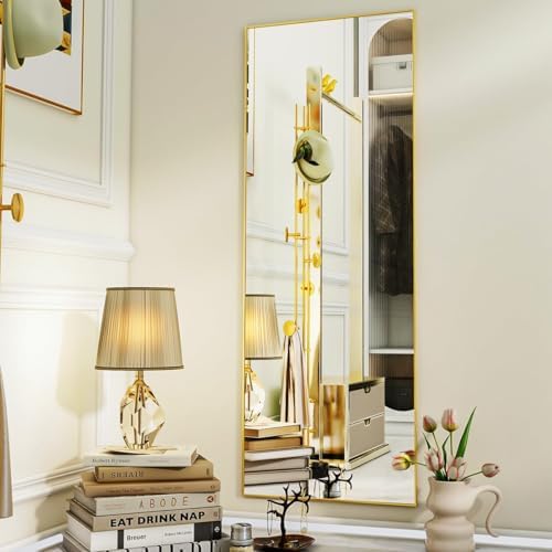 VooBang Mirror Full Length, 21" x 64" Floor Mirror with Stand - Image 2