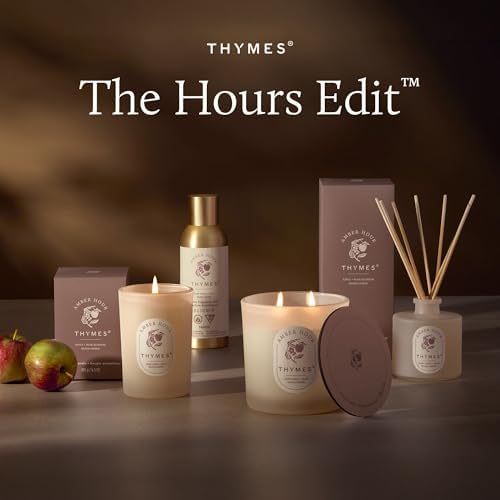 Thymes Petite Oil Reed Diffuser Set – Includes Reeds, Fragrance Oil & Glass Bottle – Luxury Scent Diffusers for Home Decor (Amber Hour, 4 fl oz) - Image 6