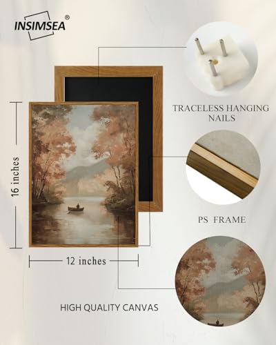 InSimSea Vintage Fall Picture Wall Decor, Framed Canvas Art - Image 5