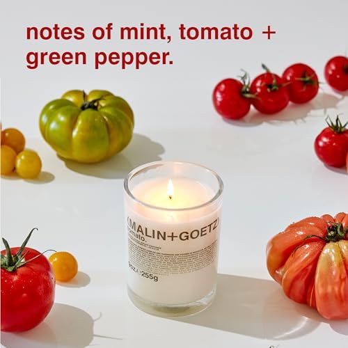 MALIN+GOETZ 9oz Scented Candle | Hand-Poured Soy Wax with Unique Fragrance Blends | Clean-Burning, Vegan & Cruelty-Free | Bergamot, Sage, Otto, Tomato, Strawberry, Cannabis, Dark Rum & Leather - Image 2