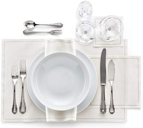 Linen Cocktail Napkin - 4.3 x 4.3 in - 50 units per roll - Cream - Image 3