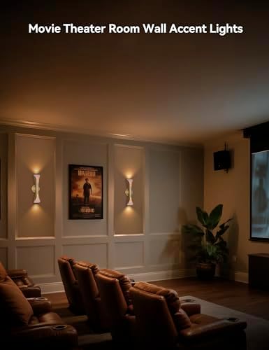 Tubicen Wall Sconces Set of 2, Dimmable Hardwired Wall Lights, Gold, 15.7" - Image 5