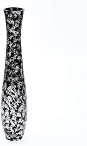 Leewadee Large Floor Vase 34 inches Mango Wood for Pampas Grass, Dried Flowers - Image 6