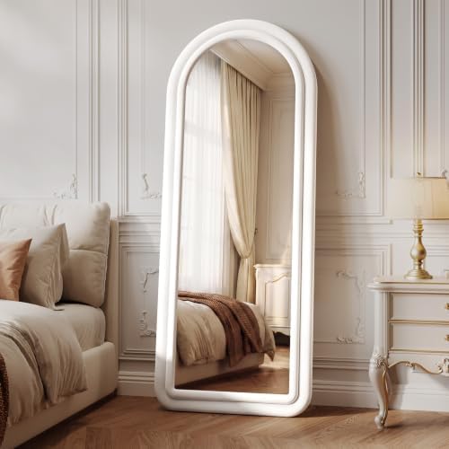 Koonmi 63"x24" Arched Full Length Mirror, Floor Mirror with Stand - Image 5