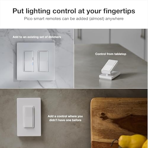 Lutron Caseta Diva Smart Dimmer Starter Kit; Dimmer, Hub, Remote, & More - Image 4