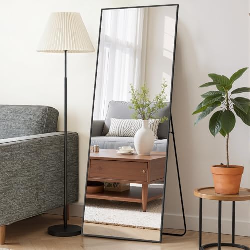 Mirror Full Length 58"x19", Rectangle Full Body Floor Mirrors with Stand by SageNest