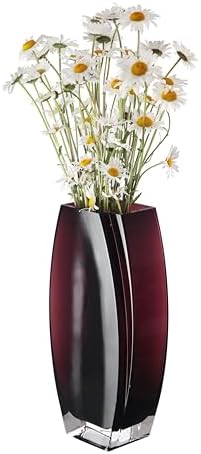 Glass - Vase - Amethyst - 10.25" Height - Heavy Durable - Made in Europe - by Barski - Image 2