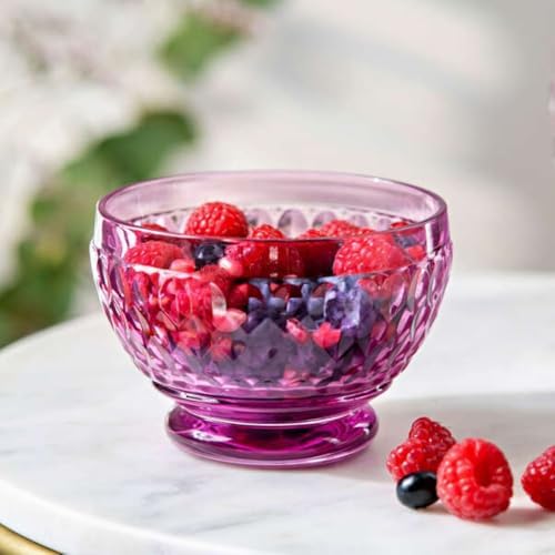 Villeroy & Boch Boston Glass Bowl Set of 4, Red - Image 5