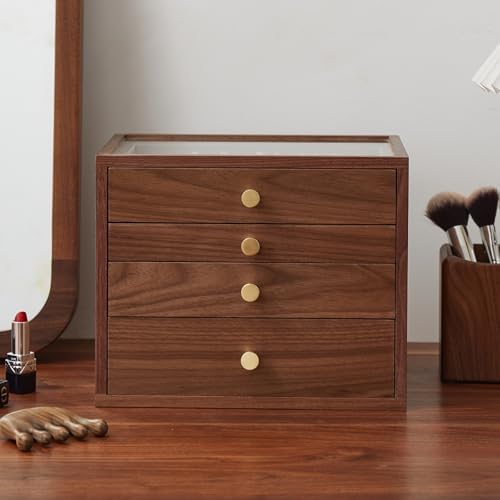 Black Walnut Jewelry Organizer, 4 Layer - Image 5