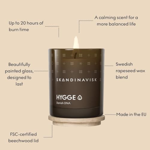 SKANDINAVISK Scented Candle, Hygge(Cosiness), 2.3 Ounce - Image 2