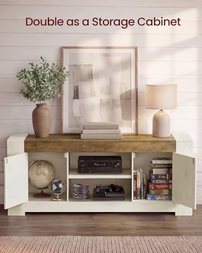 VASAGLE TV Stand with Storage, Farmhouse Entertainment Center for 65'' TV - Image 3