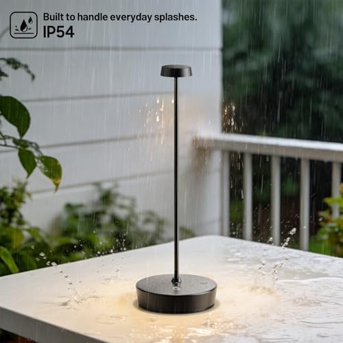 2 Pack Rechargeable Cordless Table Lamp, 6000mAh Battery Table Light - Image 2