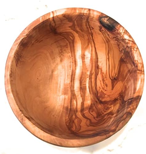 7" Artisan Olive Wood Serving Bowl/Mini Bowl Farmhouse Décor Serveware for Fruit, Snacks, Salad, Dips, Keys, Potpourri. In Sm 6", Med 7", Lg 8", XL 11", XXL 12". (Medium 7 inch) - Image 2