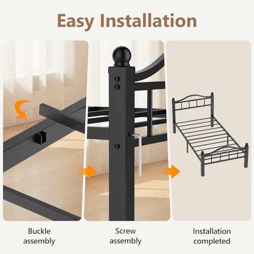 XL Twin Bed Frame with Headboard - Image 6