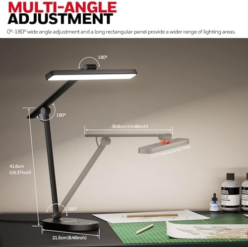 Honeywell HWT-H4 LED Desk Lamp, Eye-Caring, Dimmable, Auto Sensor - Image 4