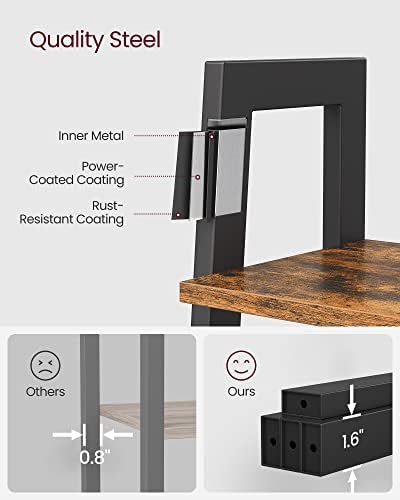VASAGLE Ladder Shelf, Bookcase Book Shelf, Storage Shelves, 5-Tier, 22In - Image 6