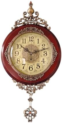 Vintage Wall Clock for Living Room Decor,25"H x 13"W Analog Clocks Silent by Homestia