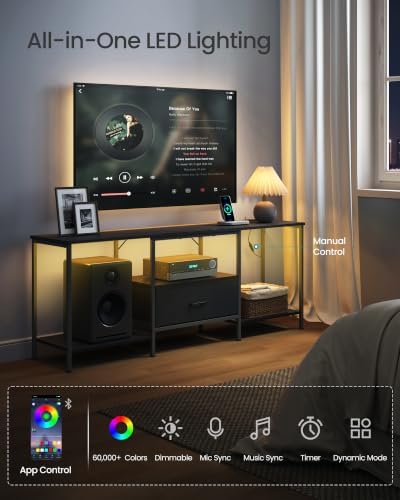 SONGMICS TV Stand for TVs Up to 70 Inches - Image 3