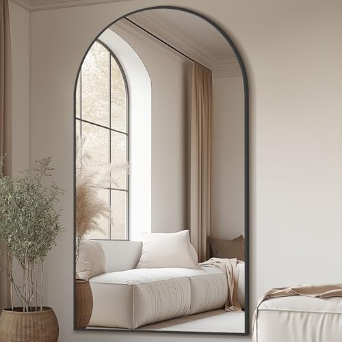 MELOMOIR 82"x44" Oversized Mirror Full Length, Arched Mirror Full Length - Image 2