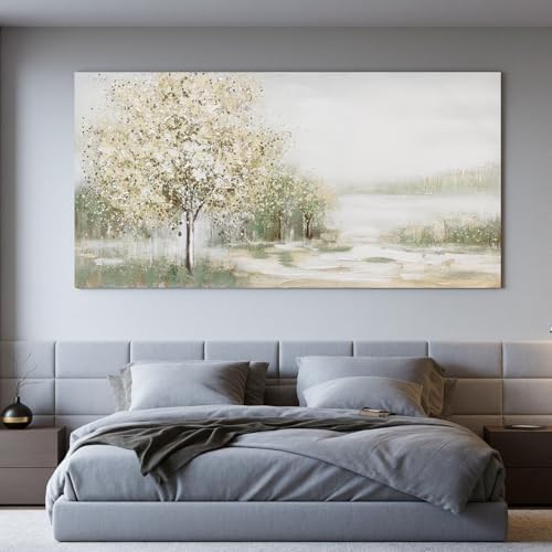 Canvas Wall Art Decor Oversized Green Wall Art for Living Room Natural Landscape Wall Art Decor Canvas Art Wall Decorations Large Wall Art Prints For Walls Home Office Wall Decor 35"X70" - Image 2