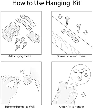 SIGNWIN Framed Canvas Print Wall Art Set Cowboy Cowgirl Portrait Illustrations Modern Minimal Decorative for Living Room, Bedroom, Office - 16"x24"x2 NATURAL - Image 7