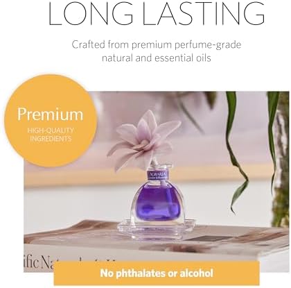 Agraria Our Signature PetiteEssence Collection, Handmade Sola Flower Reed Diffuser Set of 3, 1.7 oz Each, Scented Oil Diffuser Gift Set for Home - Image 4