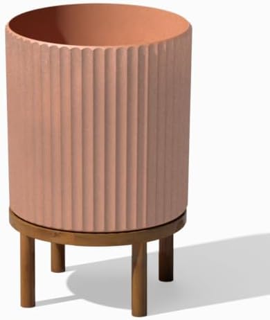 Veradek Demi Series Raised Planter - Round Planter with Stand by VeradekOutdoor
