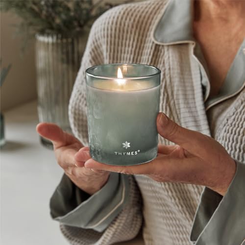 Thymes Scented Candles for Home Decor - Luxury Home Fragrance Gifts for Women & Men - Winter Candles with Crisp Notes of Sage, Eucalyptus, & Cypress Needles - Sage-Green (Highland Frost, 6.5 oz) - Image 4