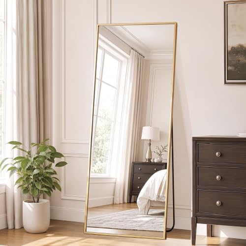 DUMOS 21"x56" Full Length Mirror with Stand, Full Body Floor Mirror by DumosLifestyle