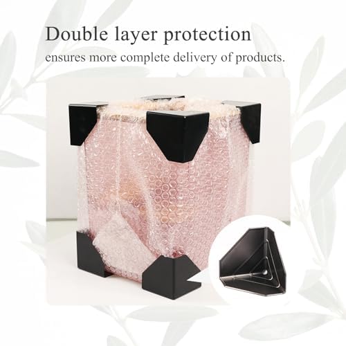 CERBIOR Bamboo Bathroom Accessories Set 7 Piece Bath Ensemble,Pink - Image 7