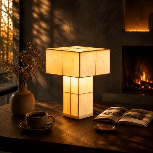 Cordless Rechargeable Table Lamp with Cocoon Shade Touch Dimmable by WISHCODE%EF%BD%9CCarMountsAccessor