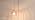 Shenmoyl Plug in Pendant Light Hanging Light Fixtures with Plugin Cord On/Off Switch,Pink Striped Glass Lampshade Brass Pendant Light - Image 7