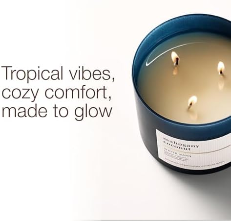 Bath & Body Works 3-Wick Candle, Mahogany Coconut, 14.5 oz, 2 Pack - Image 2
