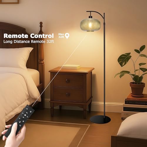Floor Lamp for Living Room,Bedroom,Modern Standing Lamp with Remote Control - Image 3